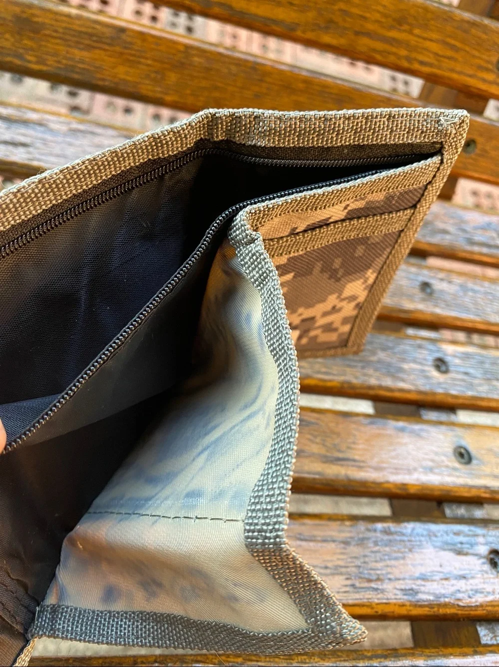 National Guard Digicamo trifold tactical nylon wallet
